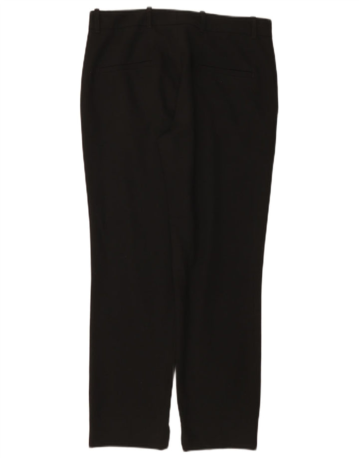 Gerade Chino-Hose für Damen von ZARA, Größe S, W26, L26, Schwarz, Polyester