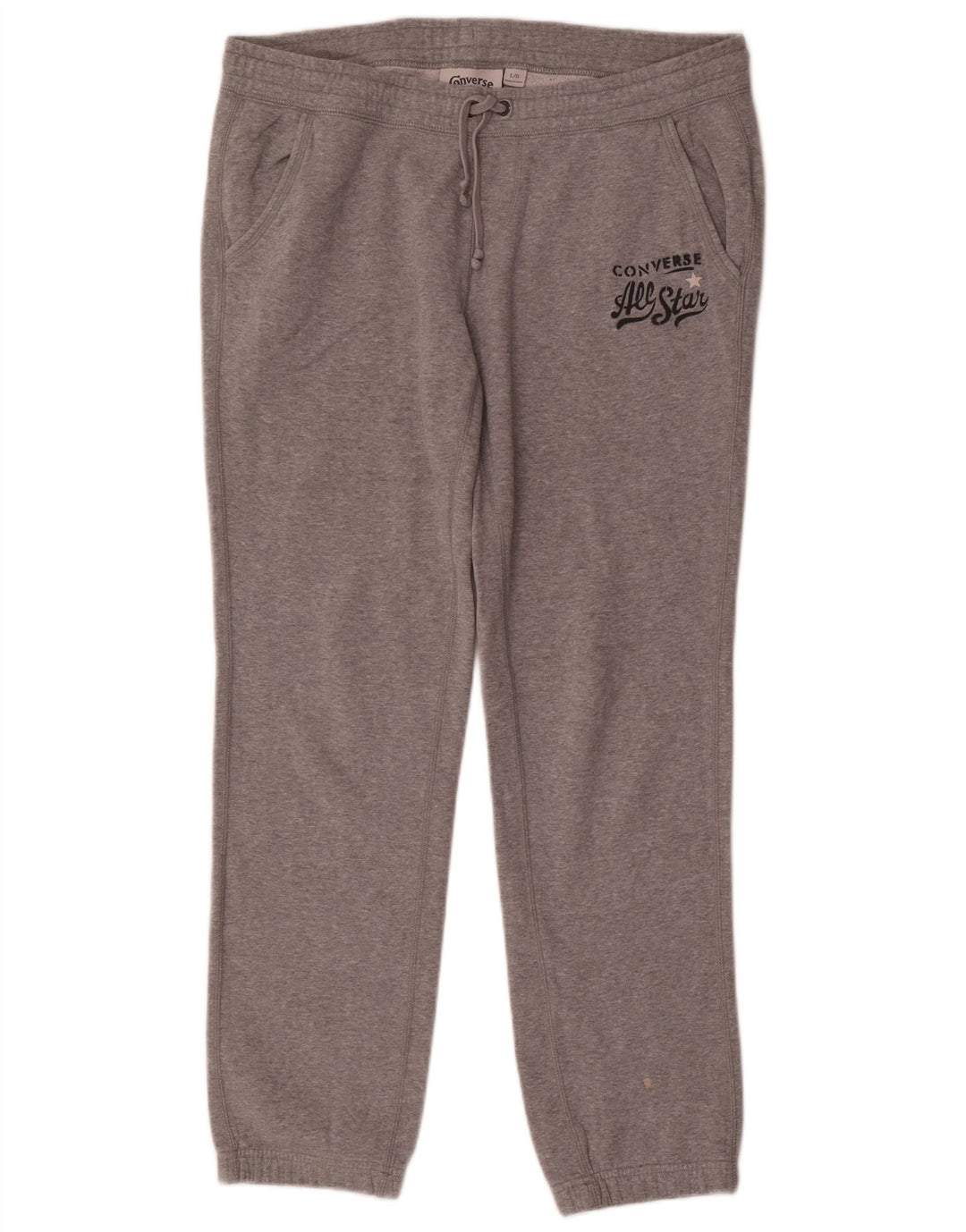 CONVERSE Damen Trainingshose Jogger UK 16 Large Grau meliert