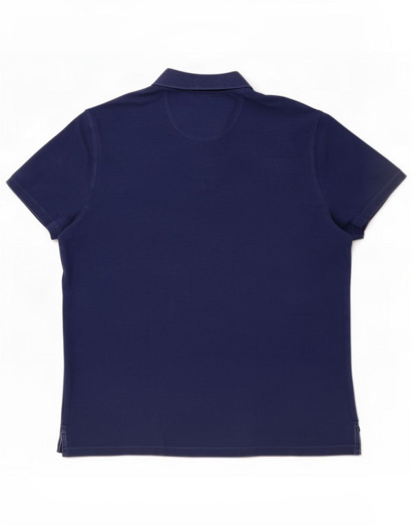 Trussardi Jeans Herren Poloshirt Small Marineblau