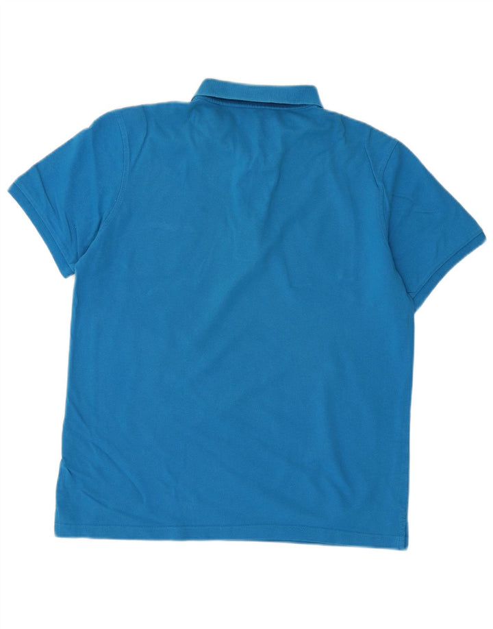 LOTTO Herren-Poloshirt, groß, blaue Baumwolle