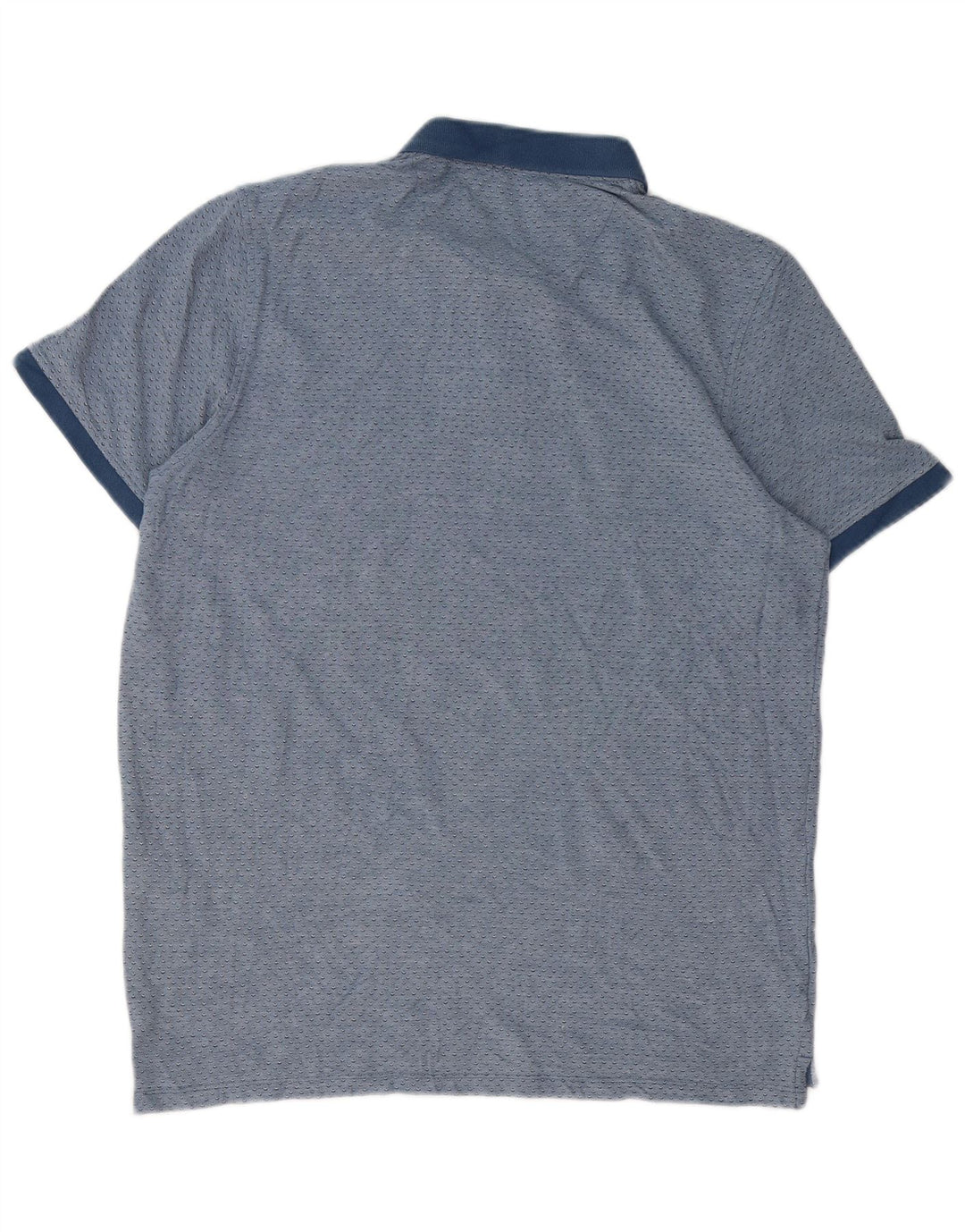 Jack & Jones Herren-Poloshirt XL, blau gepunktete Baumwolle