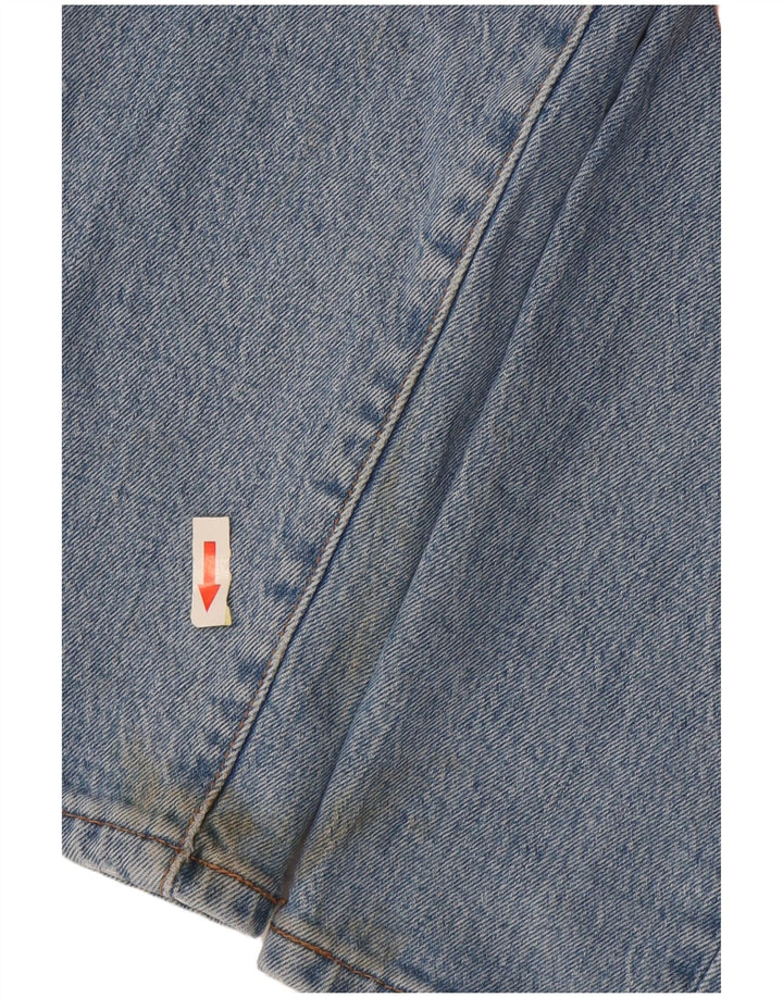 Levi's Damen 501 Straight Jeans W24 L28 Blaue Baumwolle