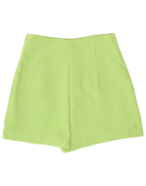 Zara Damen High Waist Skort UK 8 Small Grün