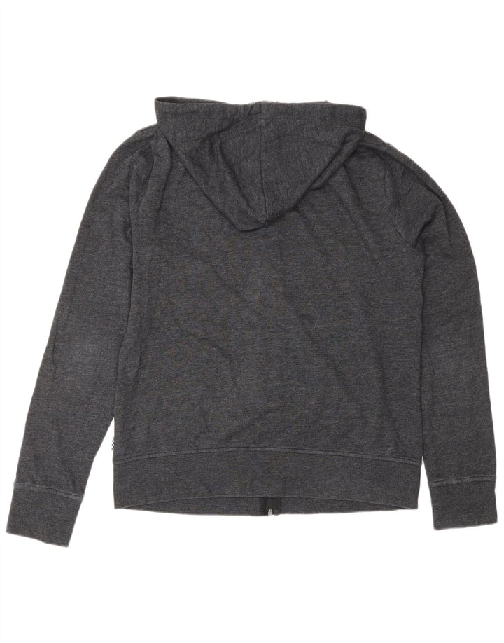 VANS Damen Zip Hoodie Pullover UK 14 Mittelgrau