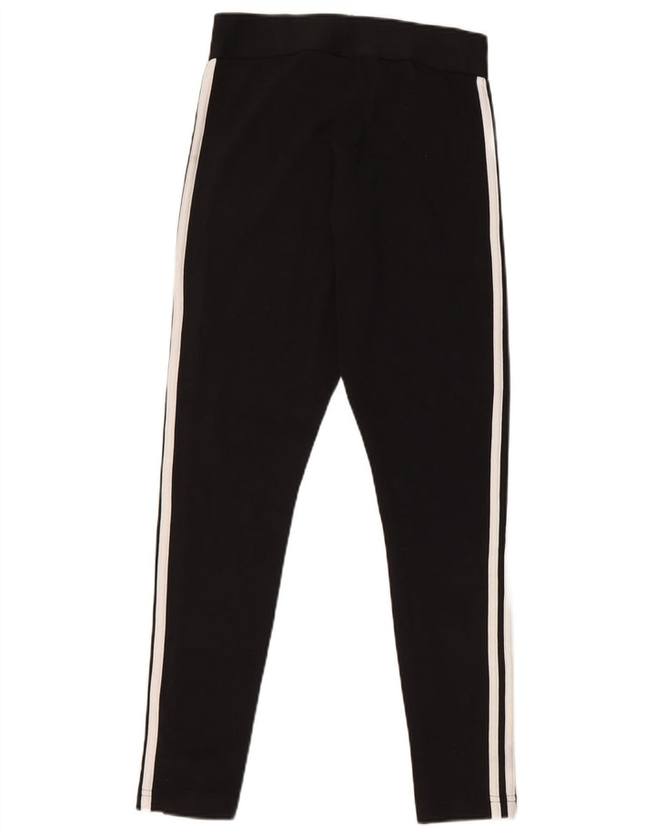 Adidas Damen Leggings UK 8/10 Small Schwarz