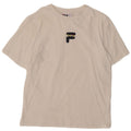 Fila Herren T-Shirt Top aus mittelweißer Baumwolle