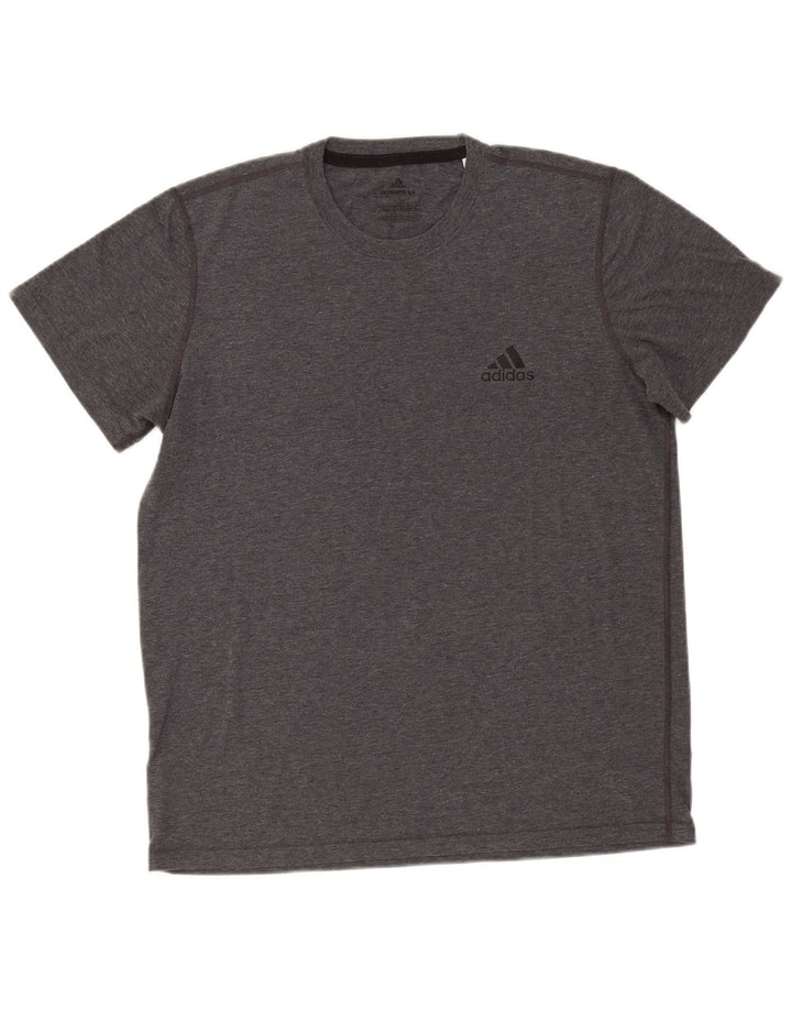 Adidas Herren T-Shirt Top Large Grau meliert
