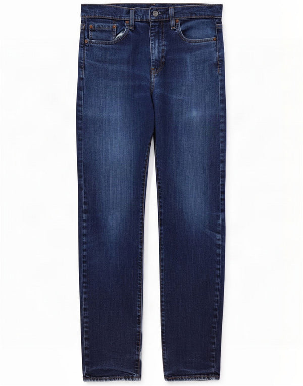 Levi's Herren 502 Tapered Jeans W32 L31 Marineblaue Baumwolle