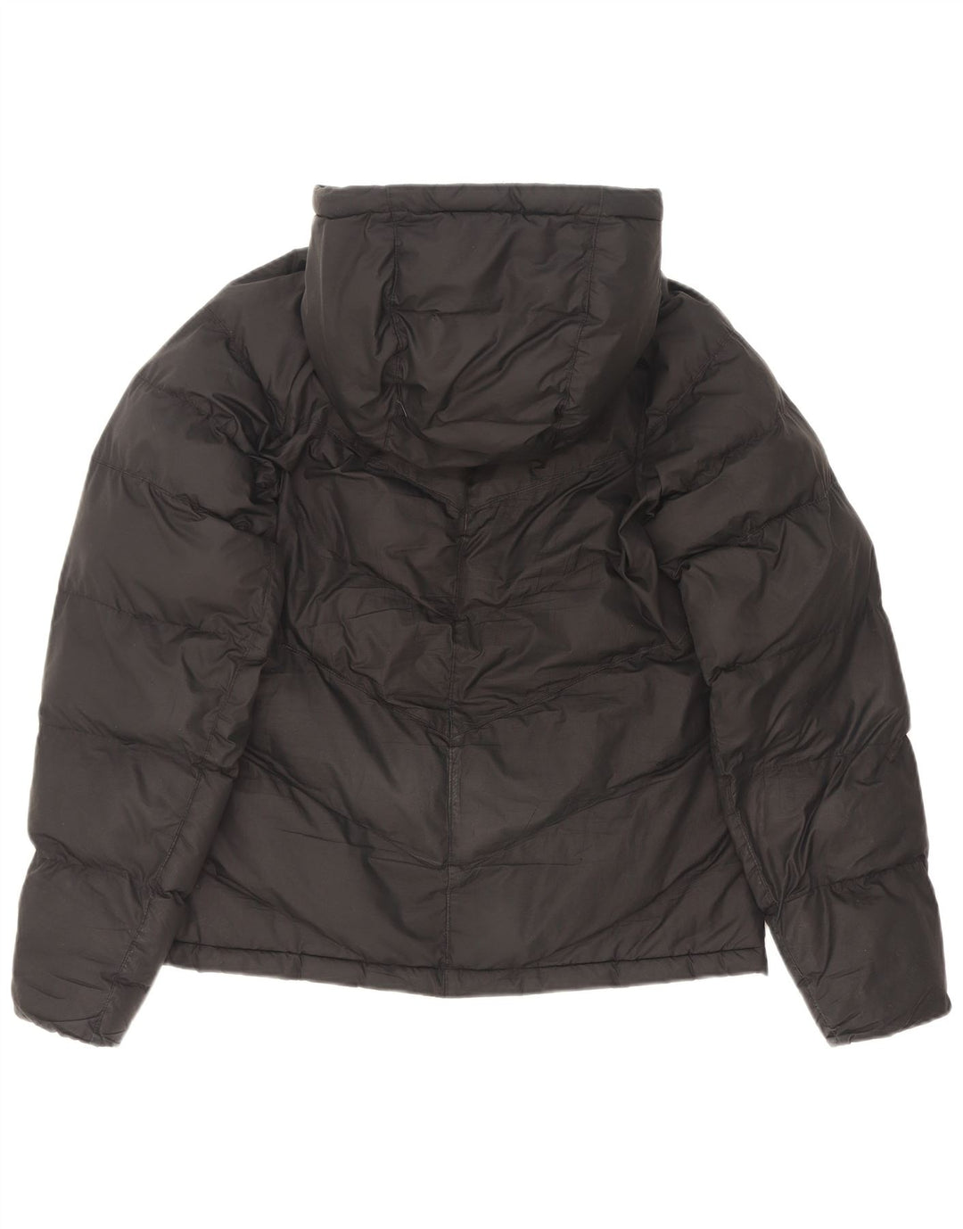 Nike Wattierte Jacke mit Kapuze für Jungen, 13–14 Jahre, XL, schwarzes Polyester