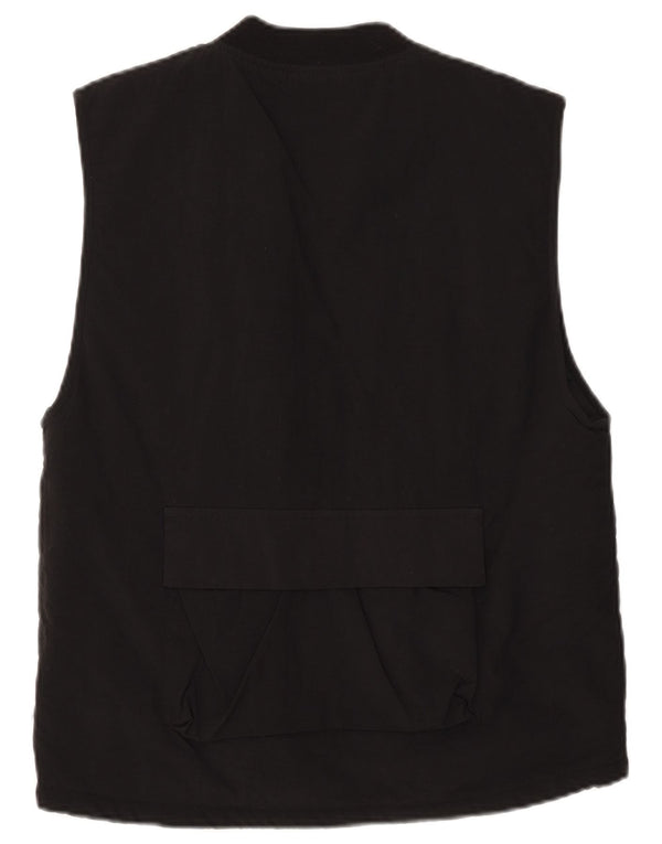 Zara Utility-Weste für Jungen, 13–14 Jahre, schwarzes Nylon