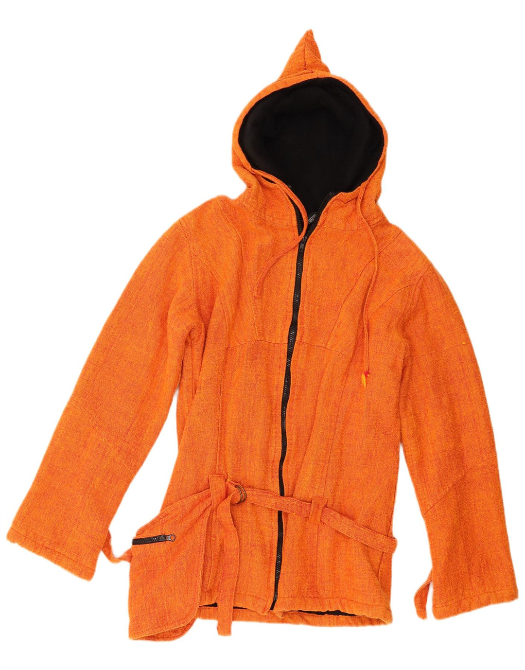 Coline Damen-Bomberjacke mit Kapuze, UK 12, mittelorange Baumwolle