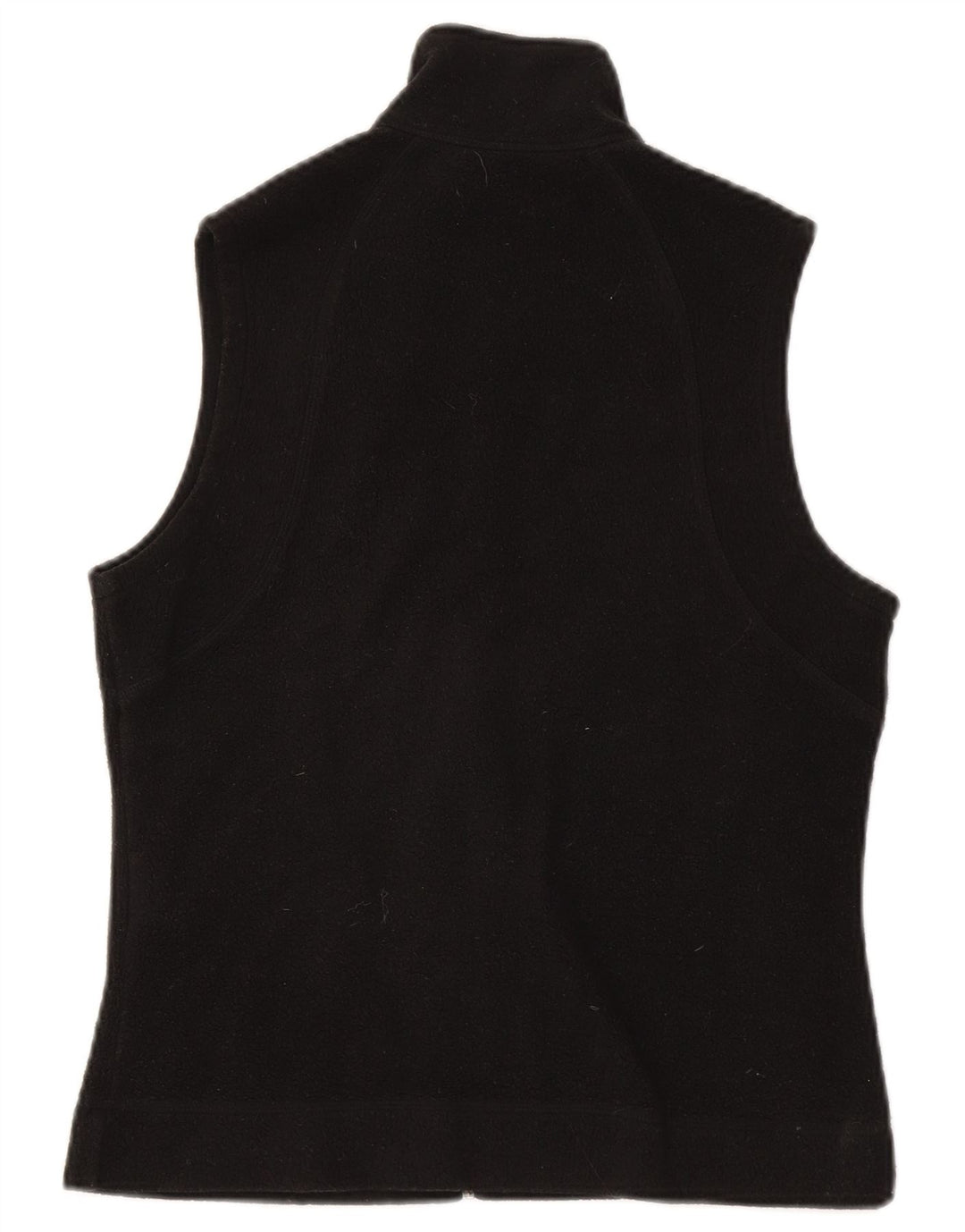 COLUMBIA Womens Fleece Gilet UK 10 Small Black Polyester
