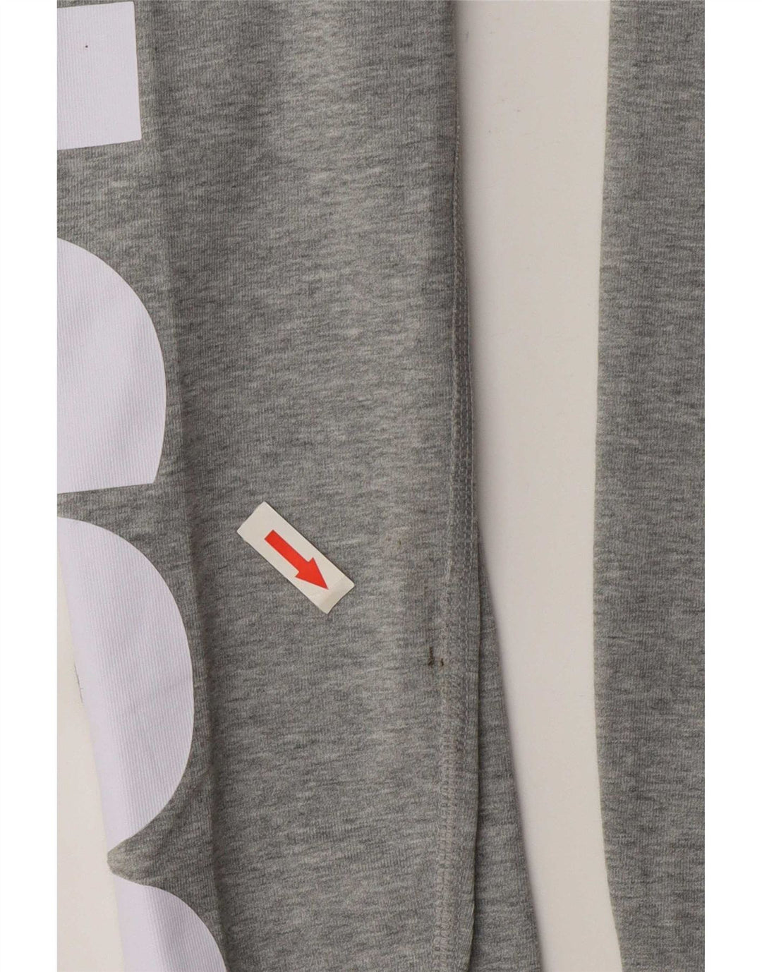 Nike Womens Graphic Leggings UK 10 Small Graue Baumwolle