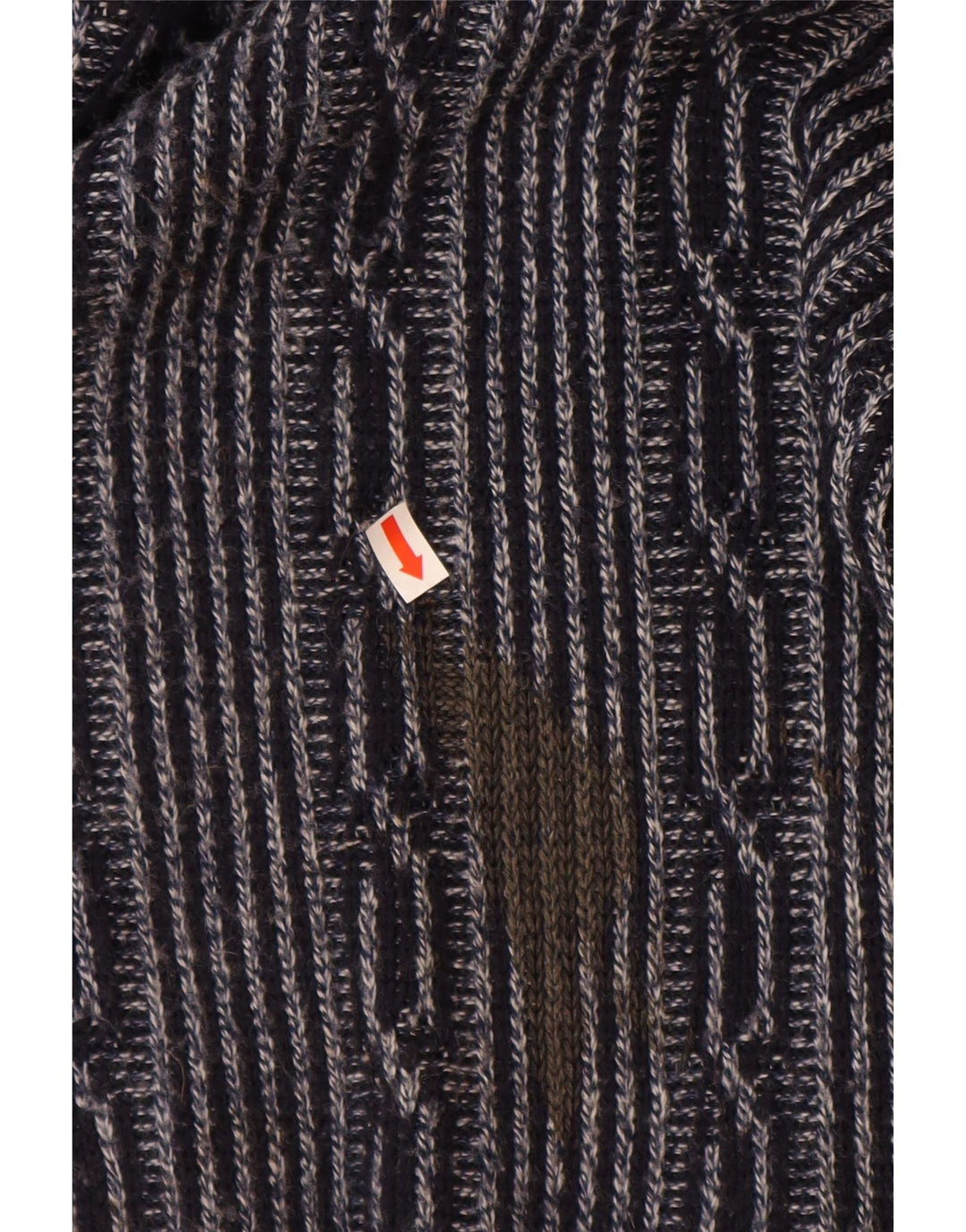 C & A Herren-Pullover mit U-Boot-Ausschnitt, groß, Marineblau, Fair-Isle-Polyacryl