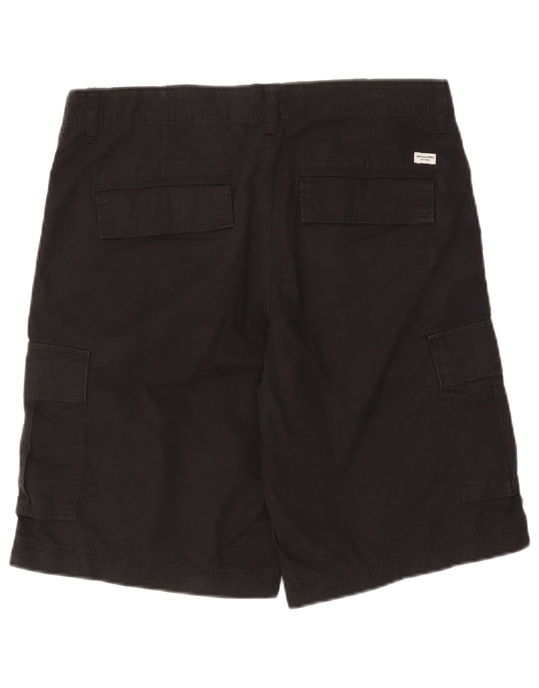 Jack & Jones Herren Cargoshorts Medium W32 Schwarz Baumwolle