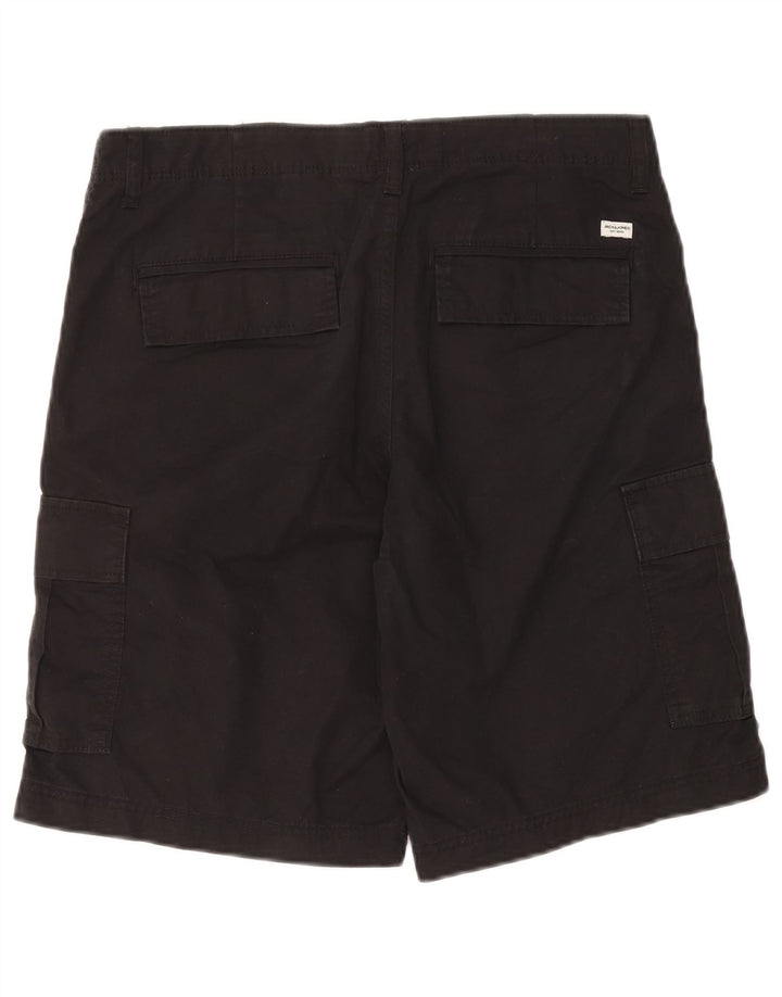 Jack & Jones Herren Cargoshorts Medium W32 Schwarz Baumwolle