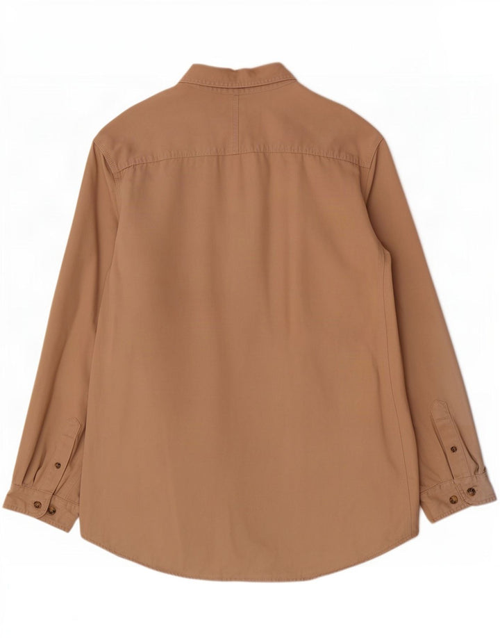 Wrangler Herrenhemd XL, braune Baumwolle