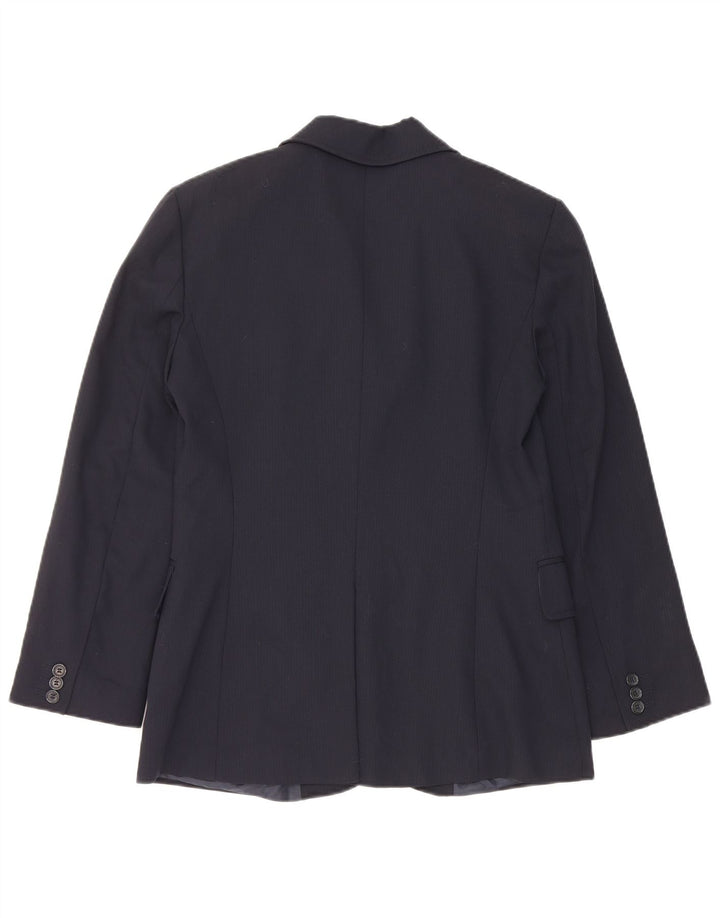 Dolce & Gabbana Damen 3-Knopf-Blazerjacke IT 44 Mittelmarineblau