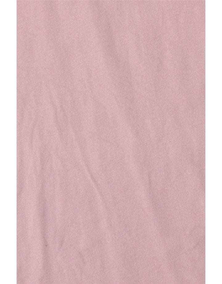 LEVI'S Womens Graphic T-Shirt Top UK 12 Medium Pink Cotton Vintage Levi's and Second-Hand Levi's from Messina Hembry 