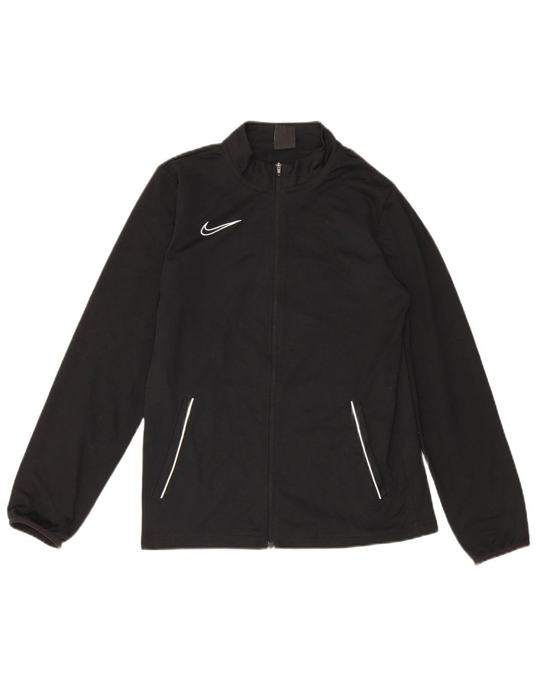 Nike Jungen Dri Fit Trainingsanzug Top Jacke 13–14 Jahre XL Schwarz Polyester