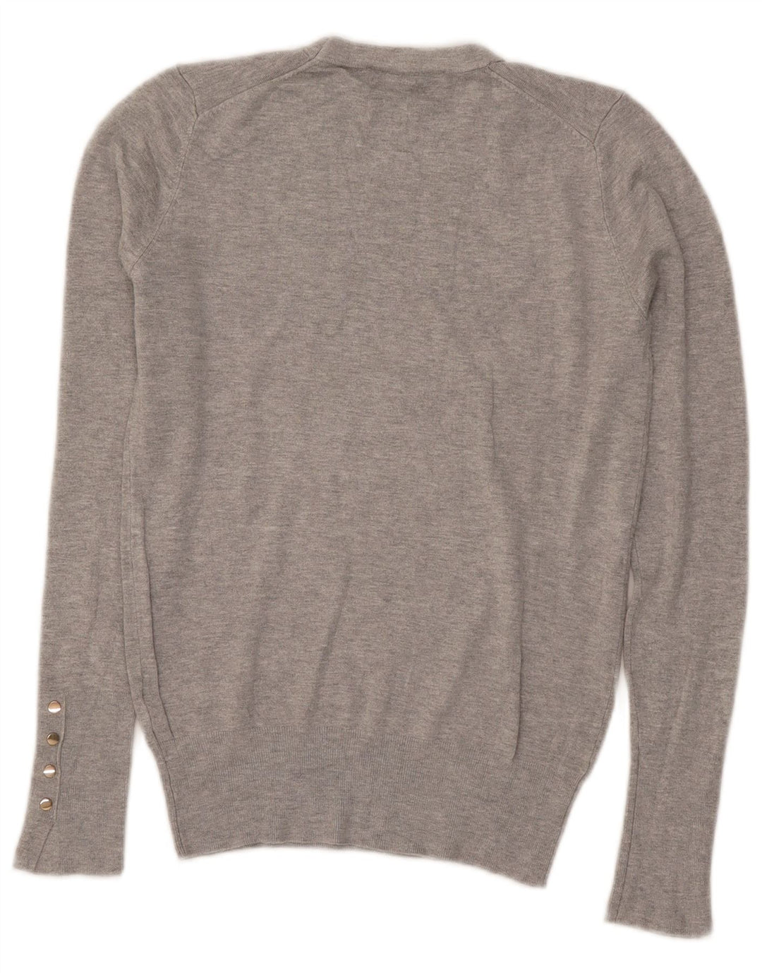 Zara Damen-Pullover mit Rundhalsausschnitt, Gr. 12, Mittelgrau
