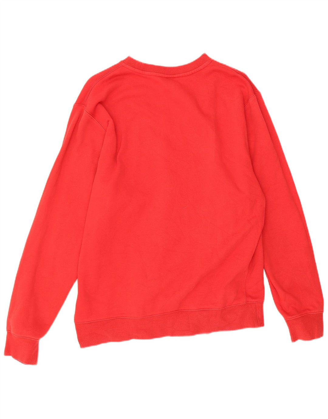 Nike Herren-Sweatshirt-Pullover aus mittelroter Baumwolle