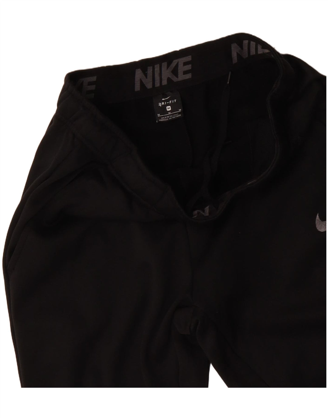 NIKE Herren Dri Fit Trainingshose Jogger Medium Schwarz Polyester