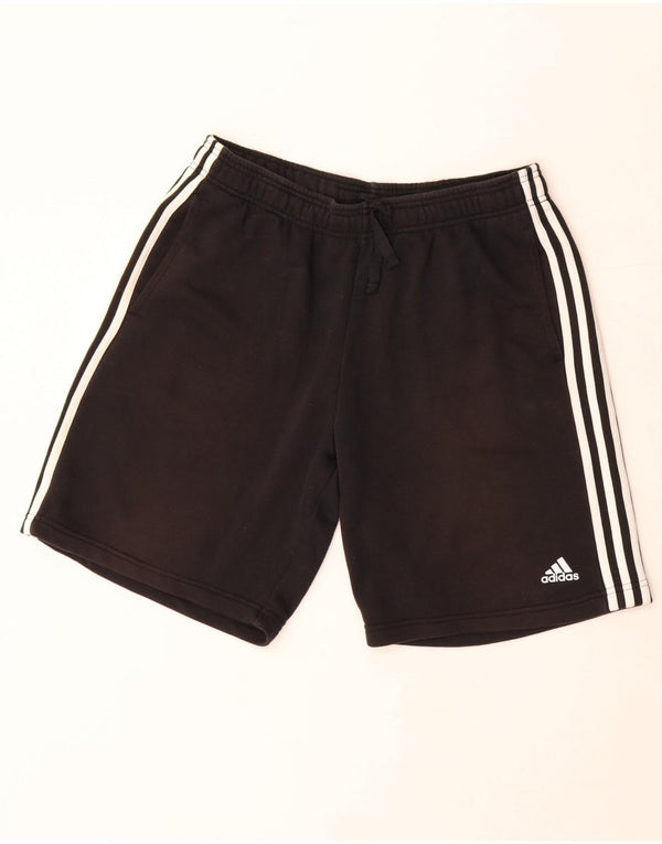 Adidas Herren Sport Shorts Große schwarze Baumwolle