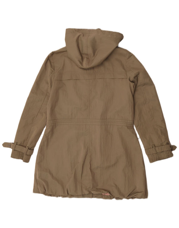 John Rocha Damen-Parkajacke mit Kapuze, UK 12, mittleres Khaki, Polyester