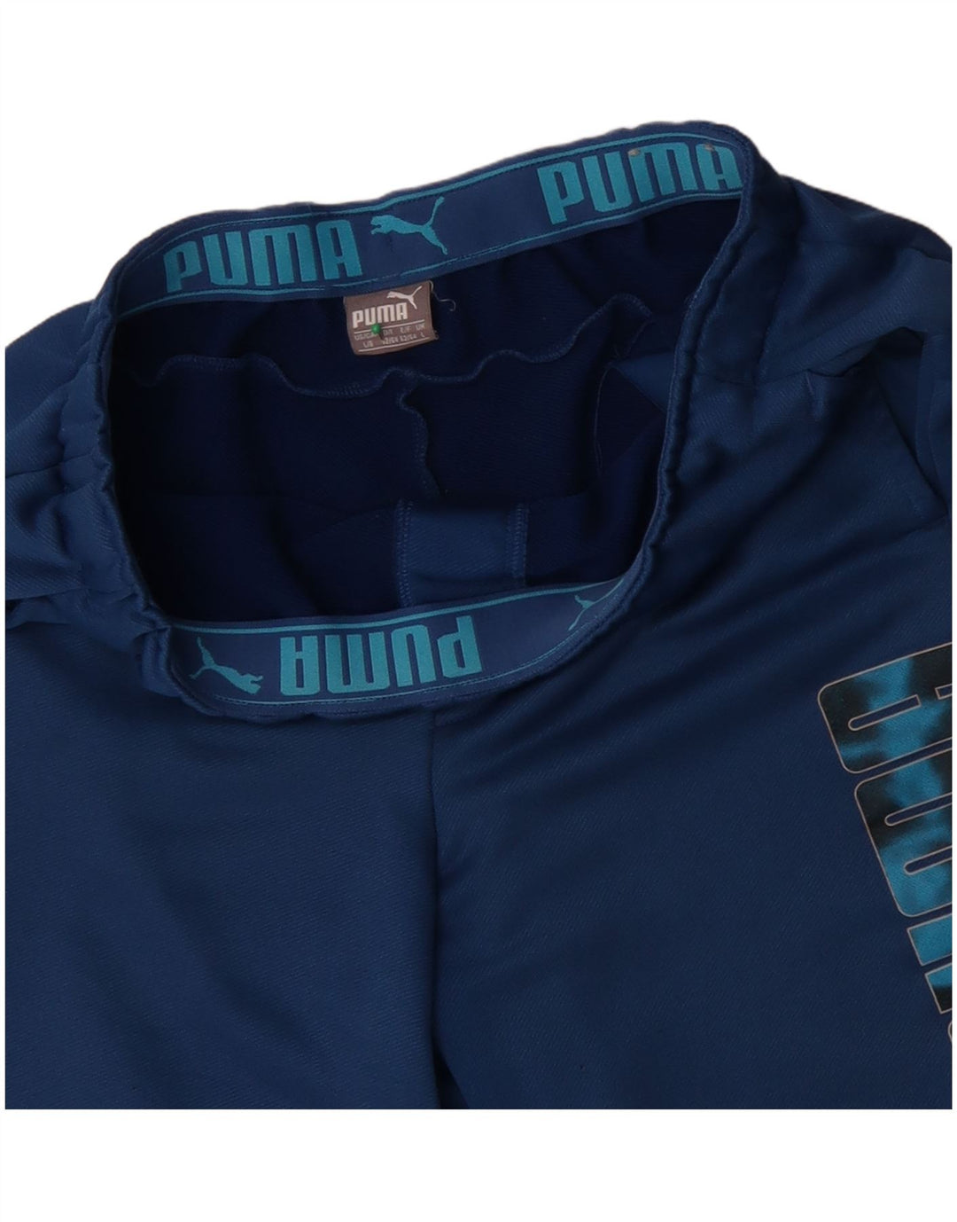 Puma Herren Sportshorts mit Grafik, Größe L, Blau