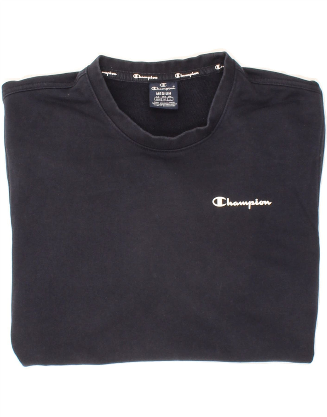 CHAMPION Herren-Sweatshirt, mittelgroß, marineblau, Baumwolle