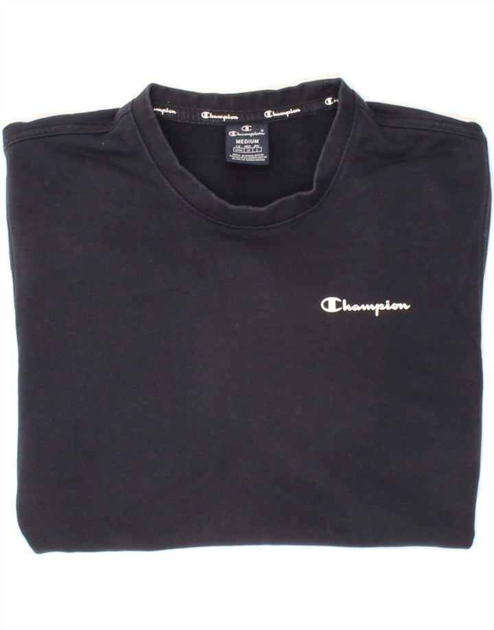 CHAMPION Herren-Sweatshirt, mittelgroß, marineblau, Baumwolle