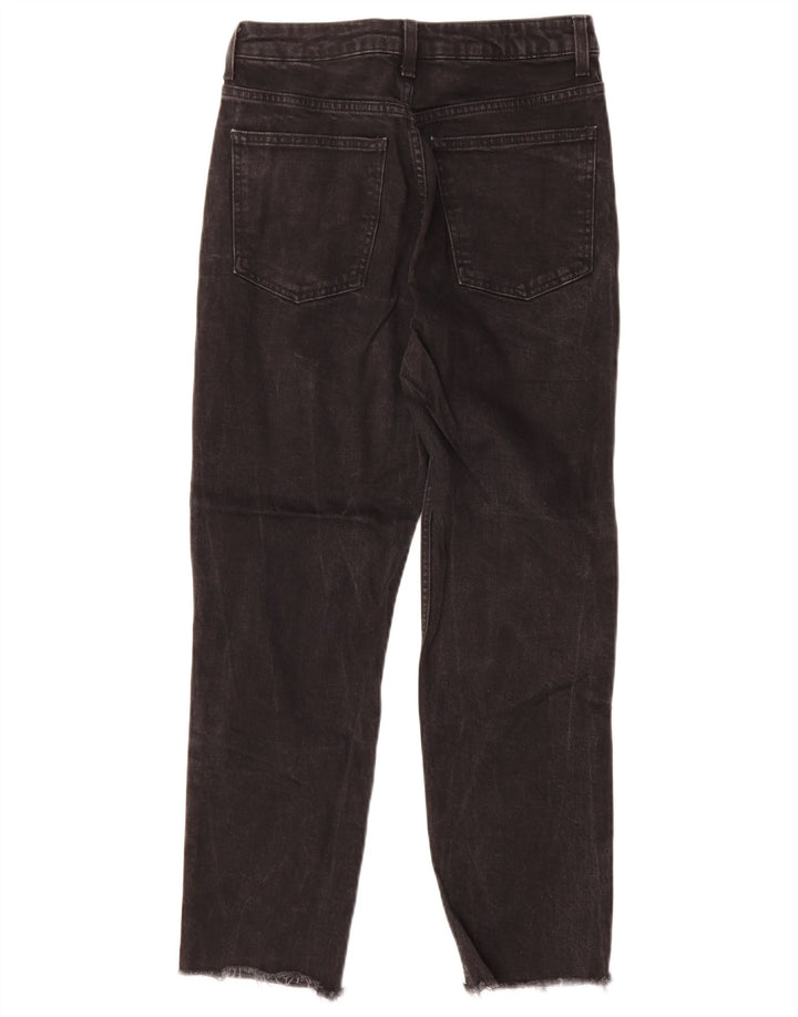 Topshop Damen Tapered Jeans W28 L26 Schwarz