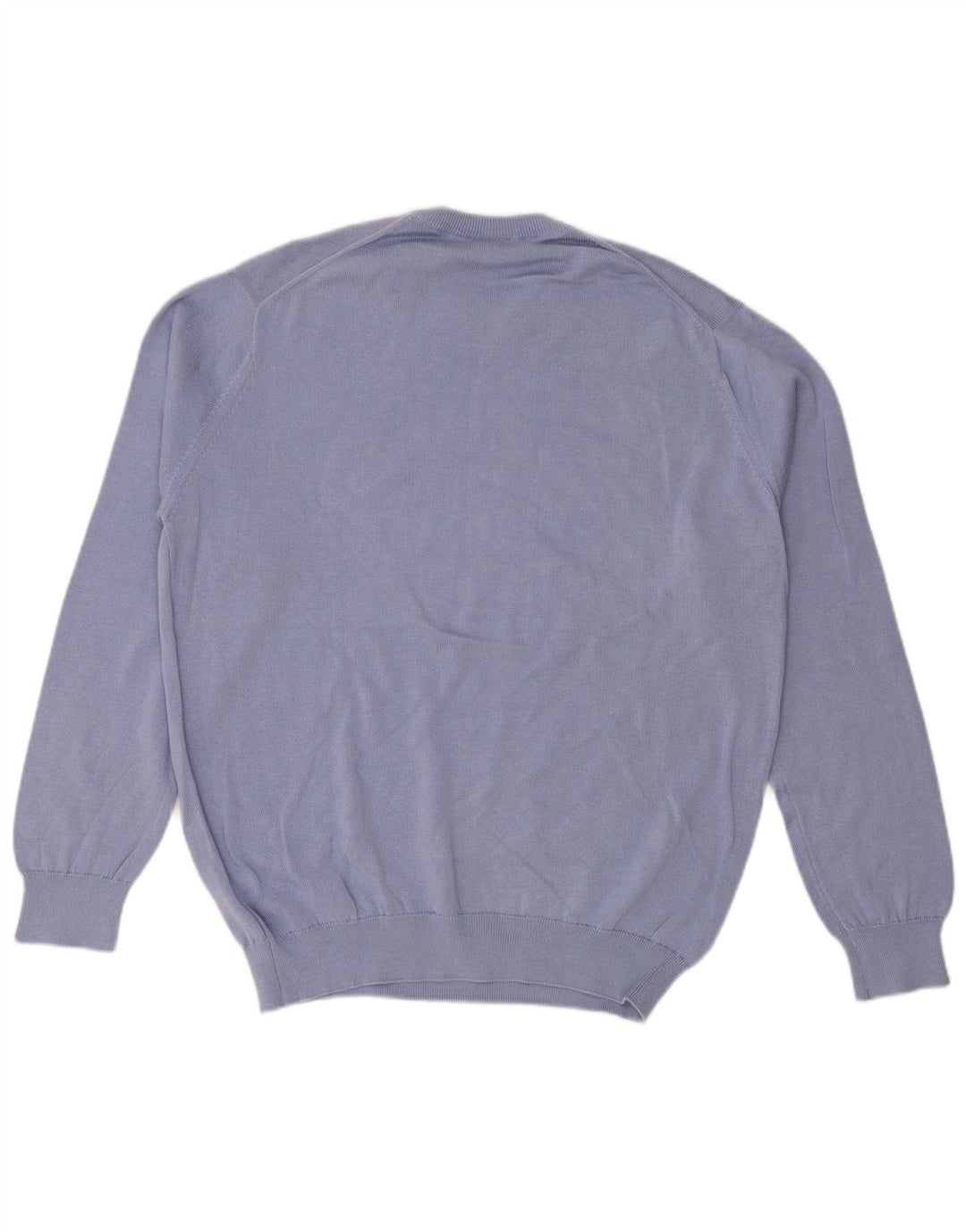 LACOSTE Herren-Pullover mit Rundhalsausschnitt, Größe 5, große blaue Baumwolle