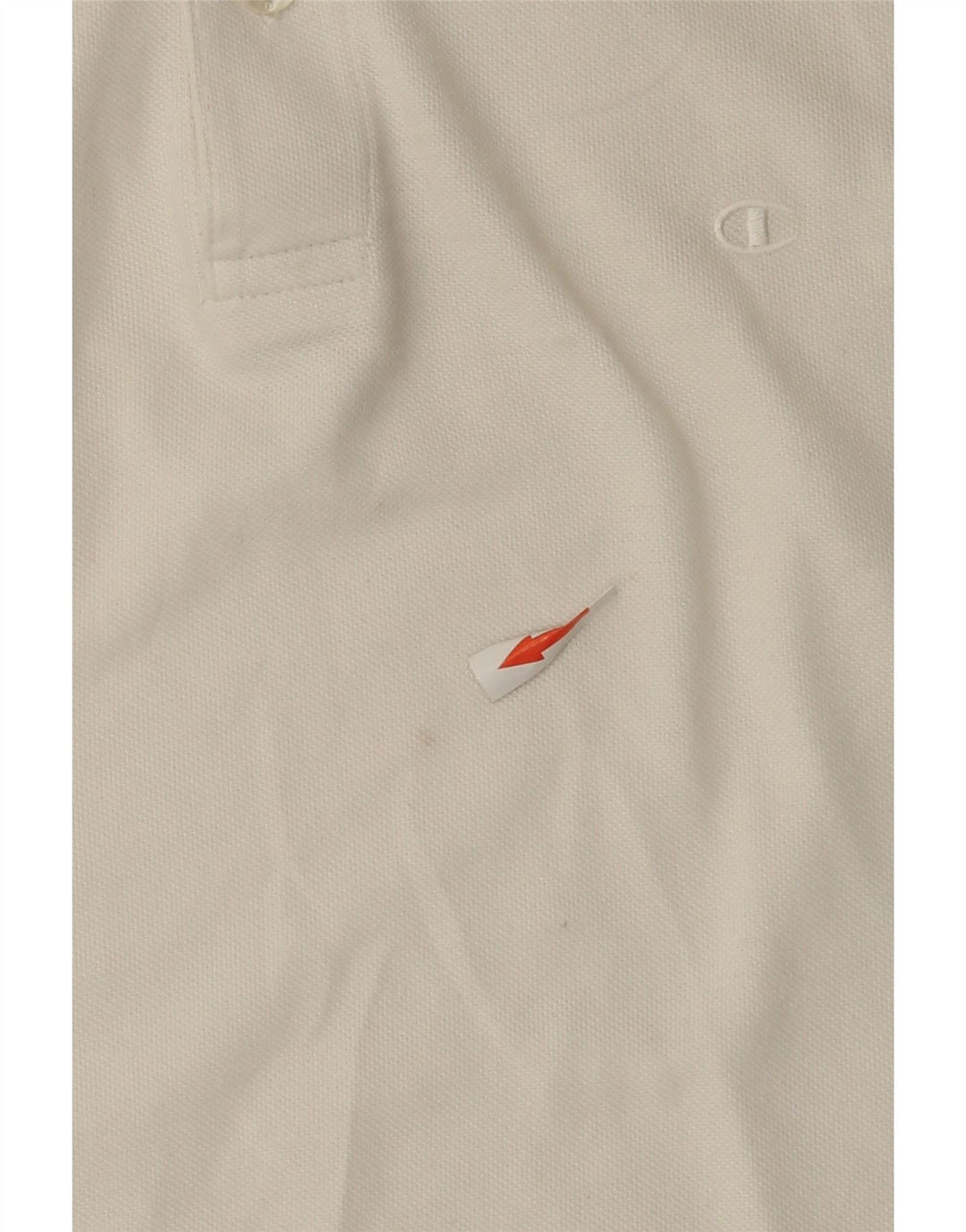 Champion Herren-Poloshirt aus mittelweißer Baumwolle