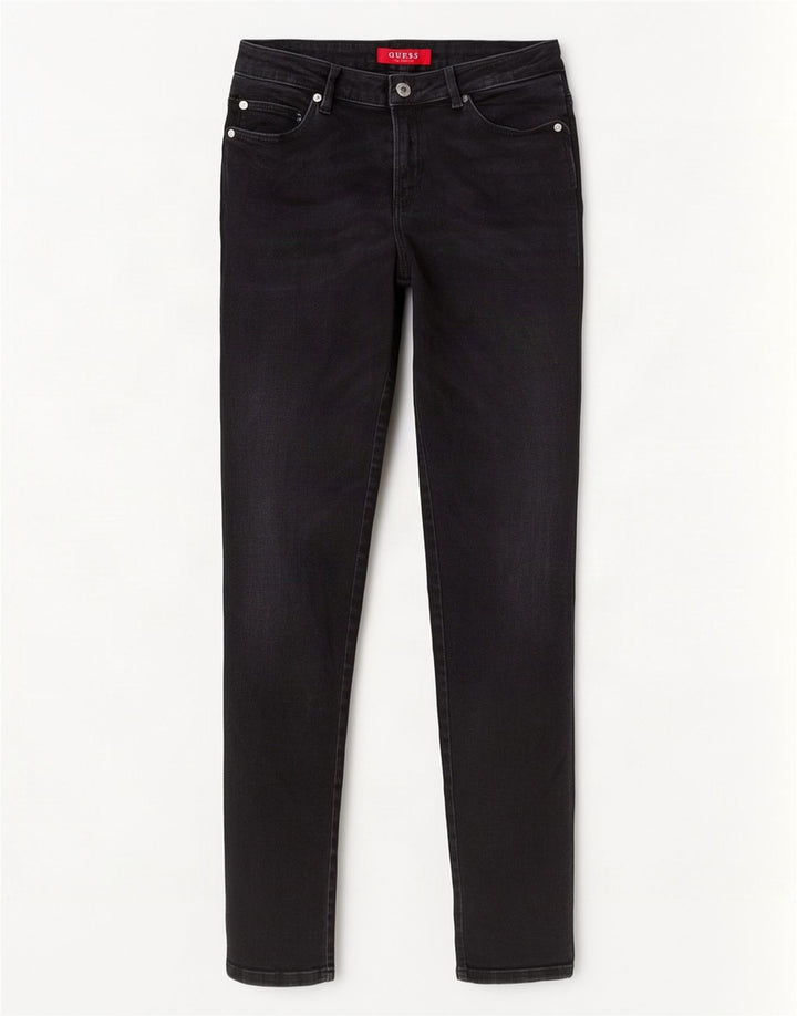 Guess Damen Skinny Jeans W28 L30 Schwarze Baumwolle