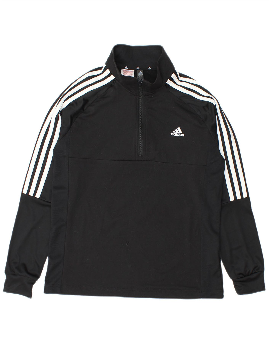 Adidas Jungen Aeroready Zip Neck Pullover Trainingsanzug Top 13-14 Jahre Schwarz