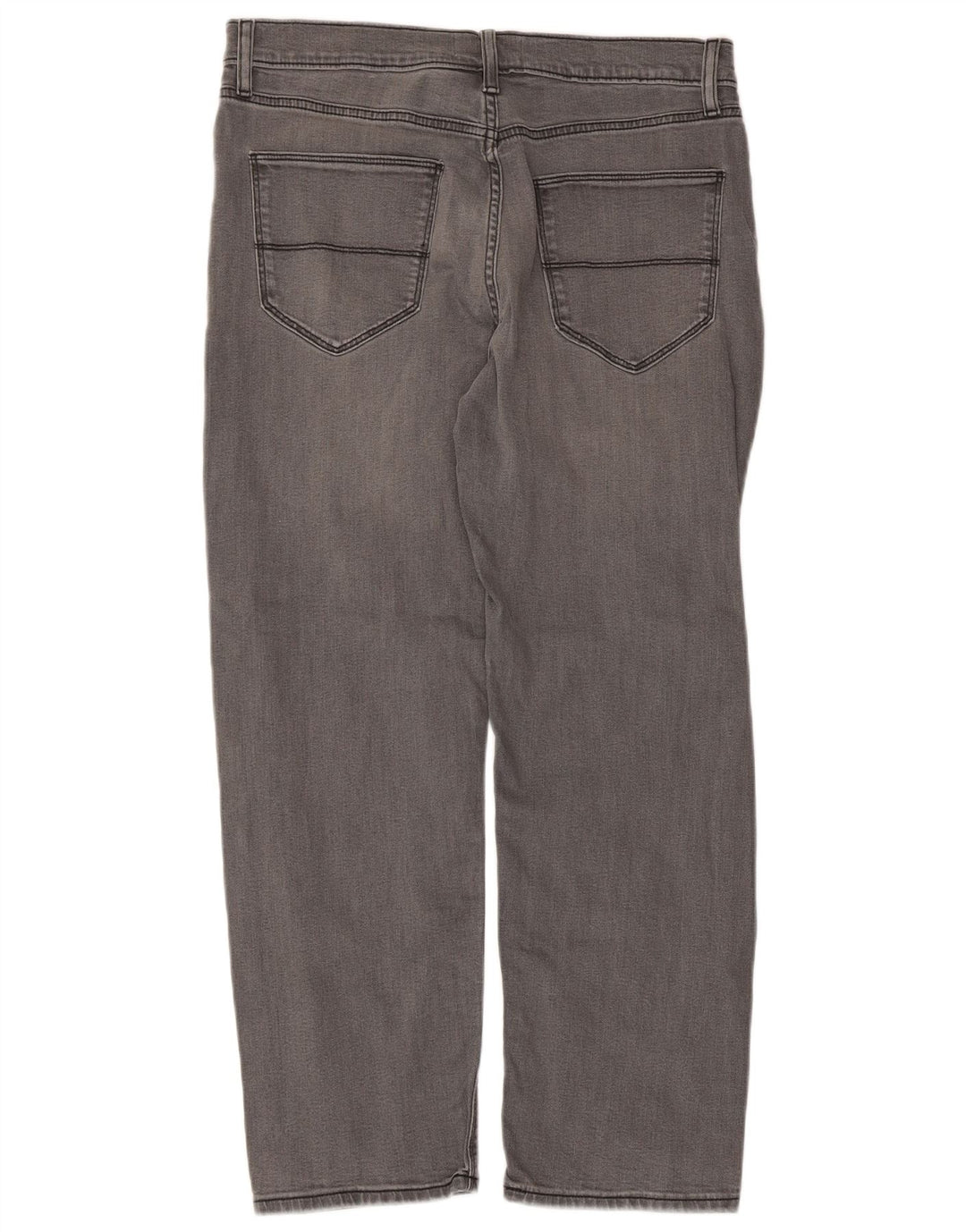 Marks & Spencer Herren Straight Jeans W32 L29 Graue Baumwolle