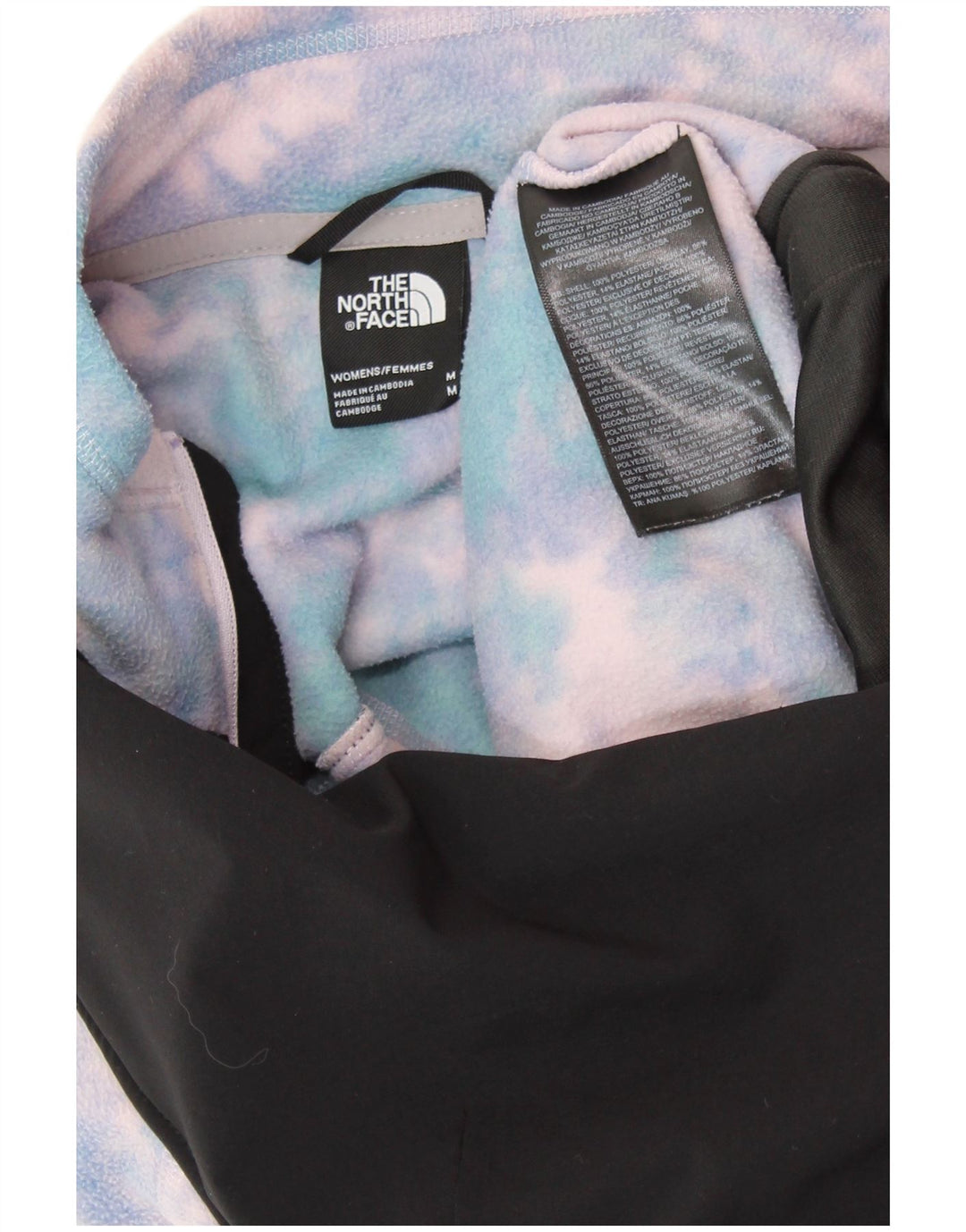 THE NORTH FACE Damen-Fleecepullover UK 14 Medium Mehrfarbig Tie Dye