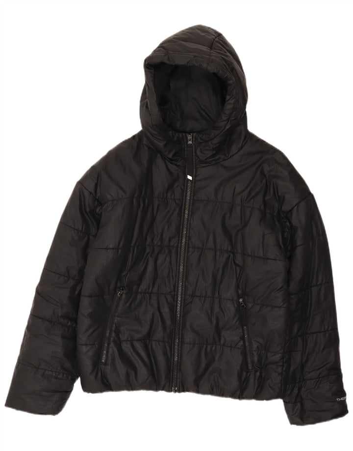 Nike Damen Therma-Fit Übergroße gepolsterte Jacke UK 10 Small Schwarz Polyester