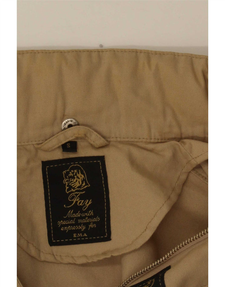 Fay Herren Loose Fit Utility Jacke UK 36 Small Beige