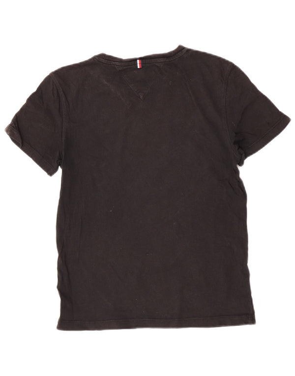 Tommy Hilfiger T-Shirt-Oberteil für Mädchen, 11–12 Jahre, Schwarz