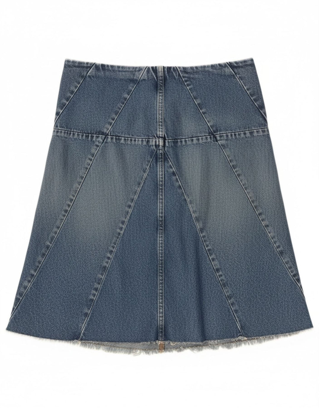 Nautica Damen Jeansrock US 6 Medium W30 Blaue Baumwolle