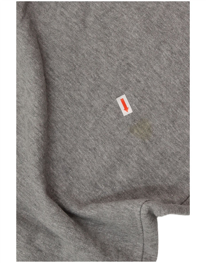 ASICS Herren-Poloshirt, große grau gefleckte Baumwolle