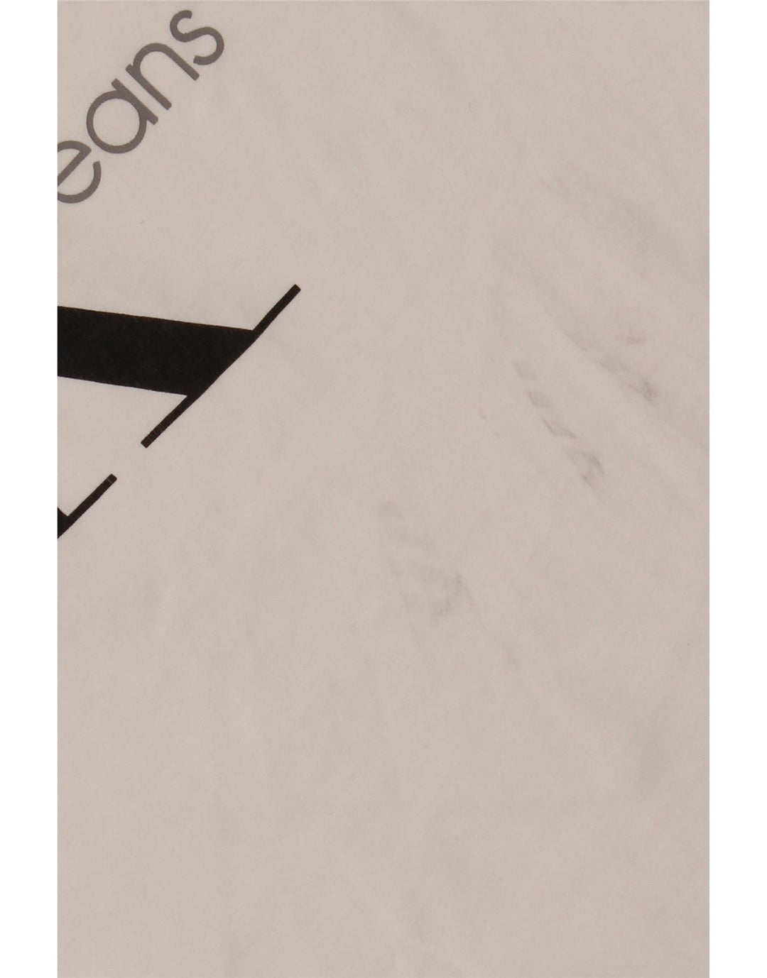 CALVIN KLEIN JEANS Herren-T-Shirt mit Grafik, Größe S, weiße Baumwolle