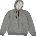 PUMA Mens Zip Hoodie Sweater Medium Grey Cotton Vintage Puma and Second-Hand Puma from Messina Hembry 