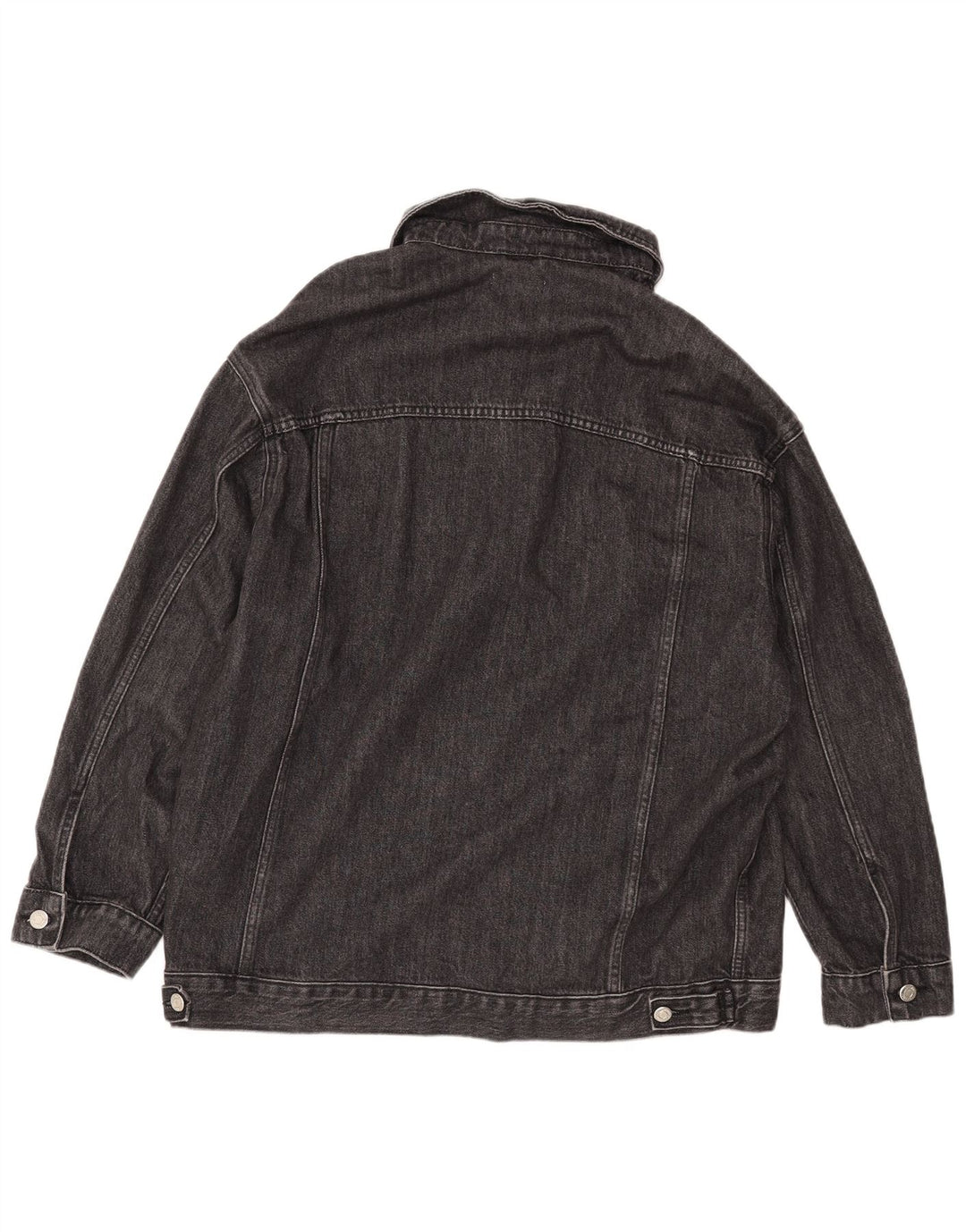 TOPSHOP Damen-Jeansjacke in Übergröße, Gr. 8, Größe S, Schwarz, Baumwolle