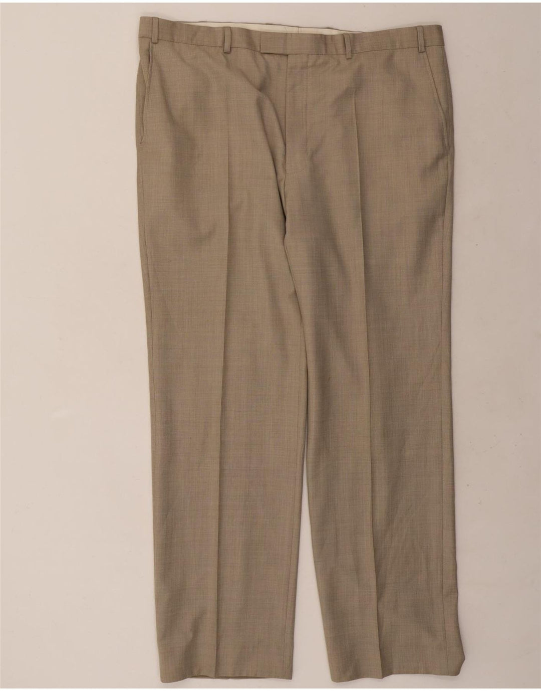 Marks & Spencer Herren Autograph Gerade Anzughose W42 L33 Beige