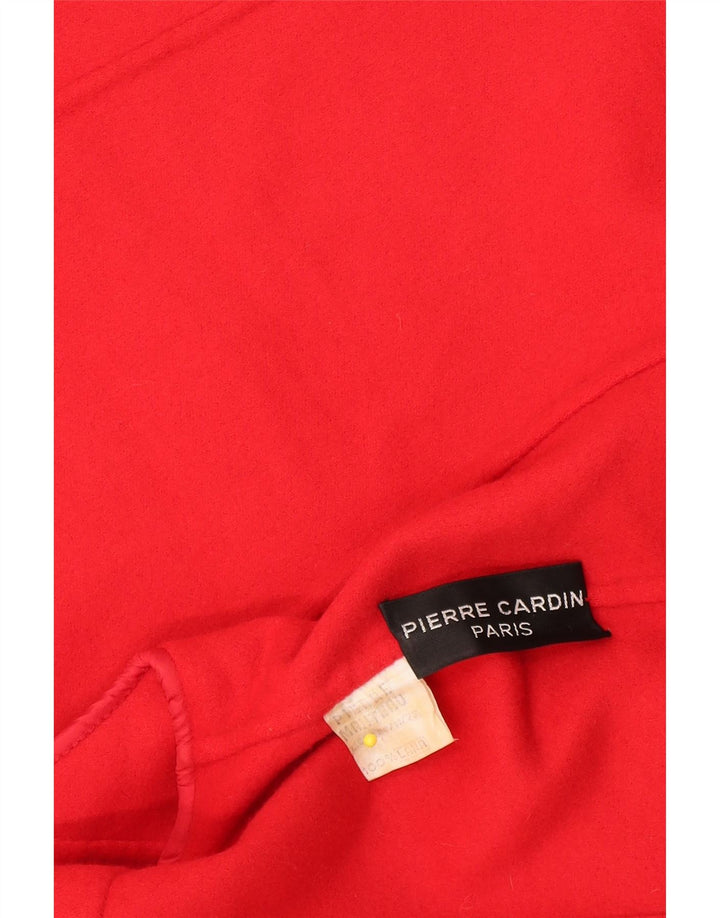 Pierre Cardin Damen-Blazer mit 1 Knopf, IT 42, mittelrote Wolle, klassisch