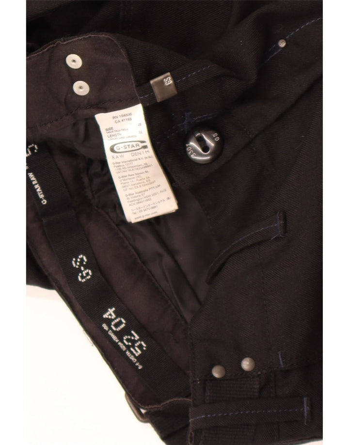 G-Star gerade Chino-Hose für Damen, W26, L28, schwarze Wolle